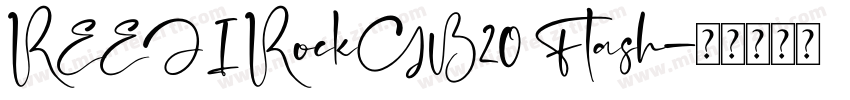 REEJI RockGB20 Flash字体转换